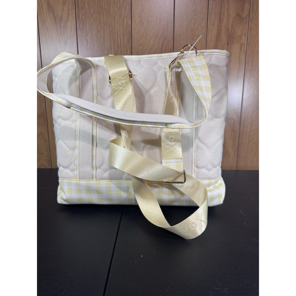 New Betsey Johnson Tote Bag Lemon Tote + Laptop Sleeve + Scarf + Pouch - Picture 4 of 10